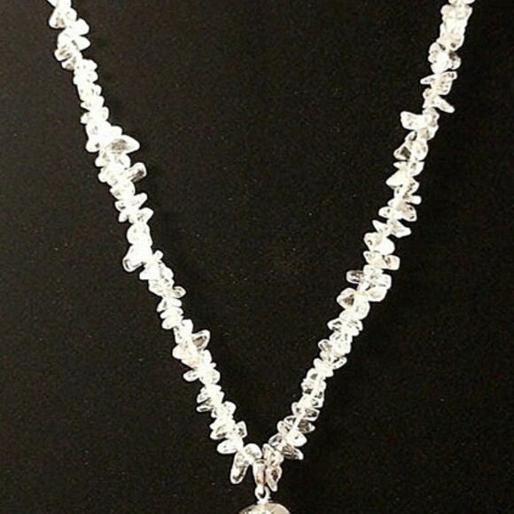 Clear Quartz Crystal Necklace - Picture 6 of 8